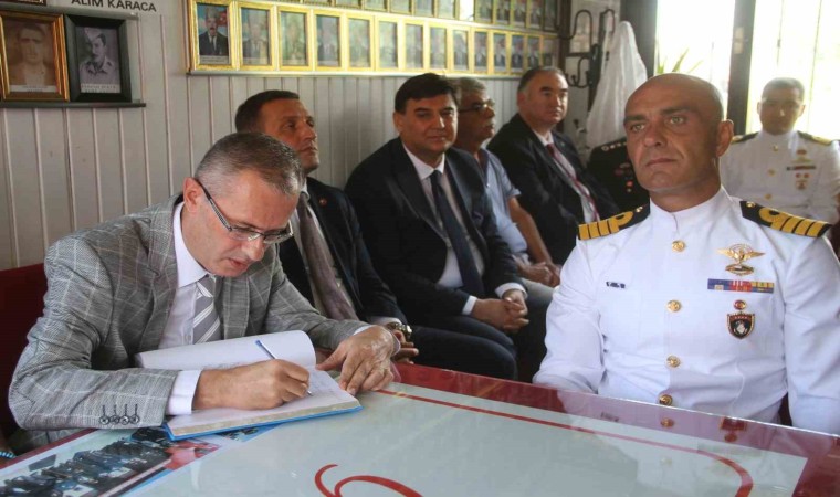 Fethiye protokolü Gaziler Derneğini ziyaret etti