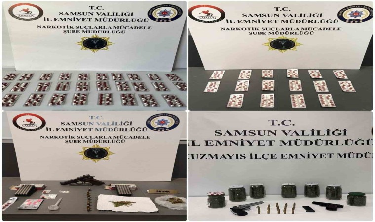 Samsunda uyuşturucu operasyonu: 6 gözaltı
