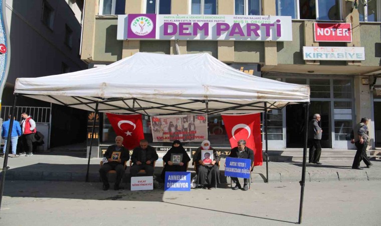 Evlat nöbetindeki annelerden Bahçelinin çağrısına destek