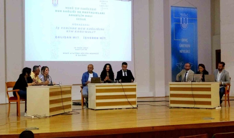 Ruh sağlığı iş yerinde de önemli MSKÜde anlatıldı