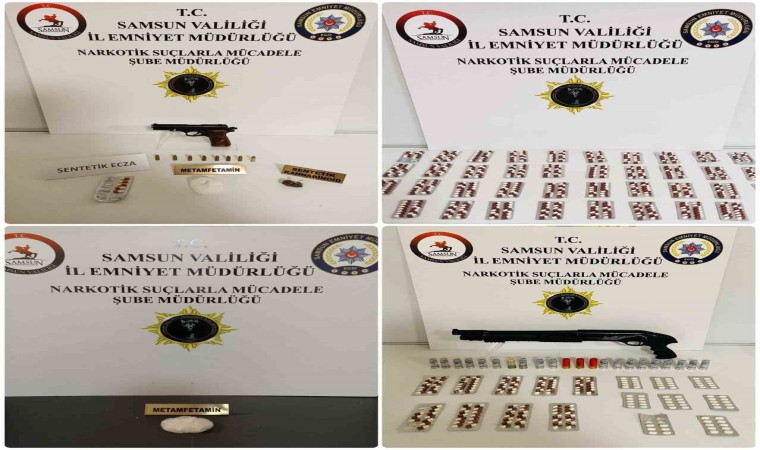 Samsunda eş zamanlı uyuşturucu operasyonu: 14 gözaltı