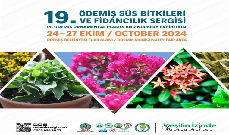 Süs bitkisi ve fidan üreticileri Ödemişte buluşuyor