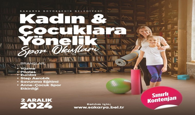 Bu okulda anneler çocuklarıyla birlikte spor yapacak