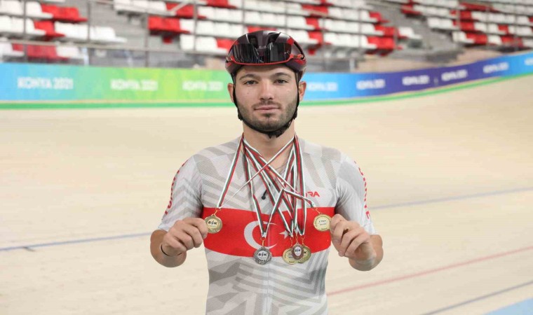 Okula giderken bisikletçileri geçti, şimdilerde Türkiyede kırılmadık rekor bırakmadı