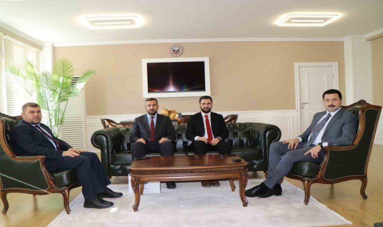 Ağrı İl Müftüsü Şafaktan, Kaymakam Karaliye ziyaret