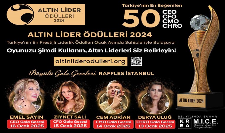 ‘Altın Lider Ödülleri için oylama süreci devam ediyor