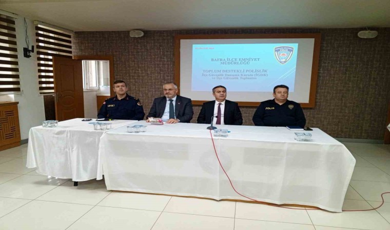 Bafrada güvenlik toplantısı