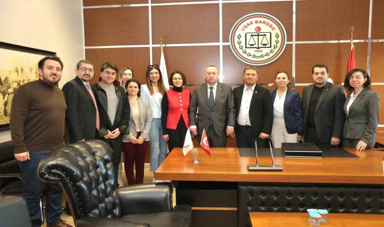 Başkan Yalımdan Uşak Baro Başkanına ziyaret