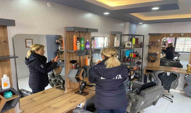Bilecikte güzellik salonlarında denetim