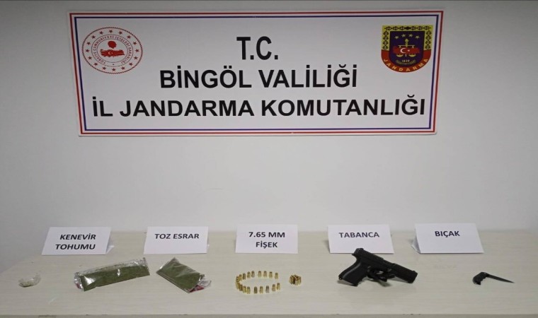 Bingölde uyuşturucu ve ruhsatsız silah operasyonları