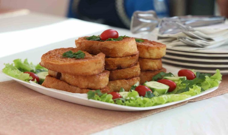 Darıcada bayat ekmekler lezzete dönüştü