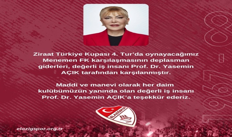 Elazığspora deplasman desteği