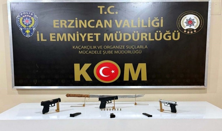 Erzincanda organize operasyon