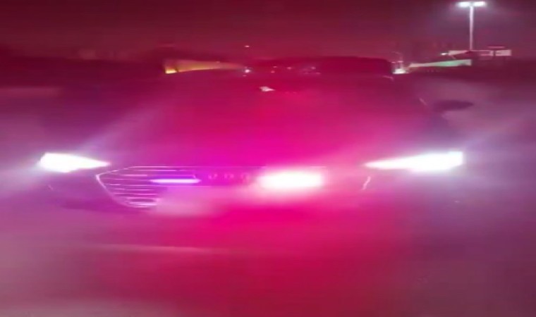 Gaziantepte yetkisiz çakar kullanan araca 192 bin lira ceza