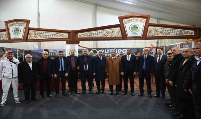 Geleneksel Malatya Tanıtım Günlerinde Pütürge Belediyesi standına yoğun ilgi