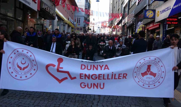 Giresunda 3 Aralık Dünya Engelliler Günü etkinlikleri