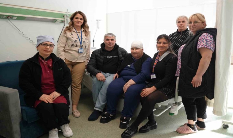 Gürcistanlı hasta beyin tümöründen Samsundaki devlet hastanesinde kurtuldu