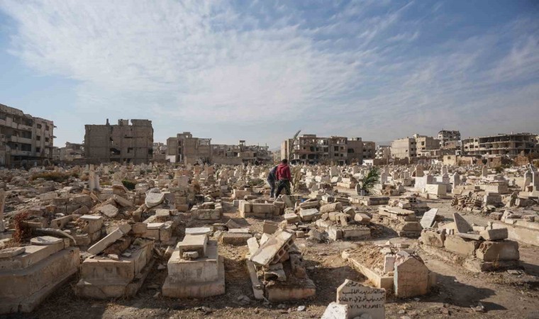 Harabeye dönen Şamın kırsal mahalleleri görüntülendi
