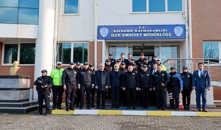 İl Emniyet Müdürü Kenan Kurt, Bayramiçte bir dizi ziyaretlerde bulundu