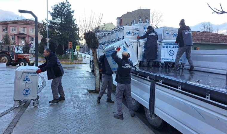 İnönü İlçesine 94 adet yeni çöp konteyneri temin edildi