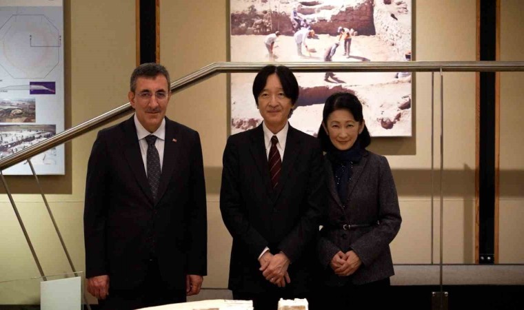 Japon Veliaht Prensi ve Prenses Kiko Kalehöyük Arkeoloji Müzesini ziyaret etti