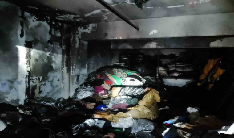 Kahramanmaraşta iş yeri yangını söndürüldü