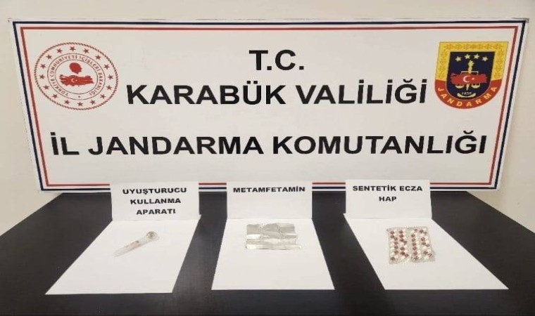 Karabükte 4 kişinin üzerinde uyuşturucu yakalandı