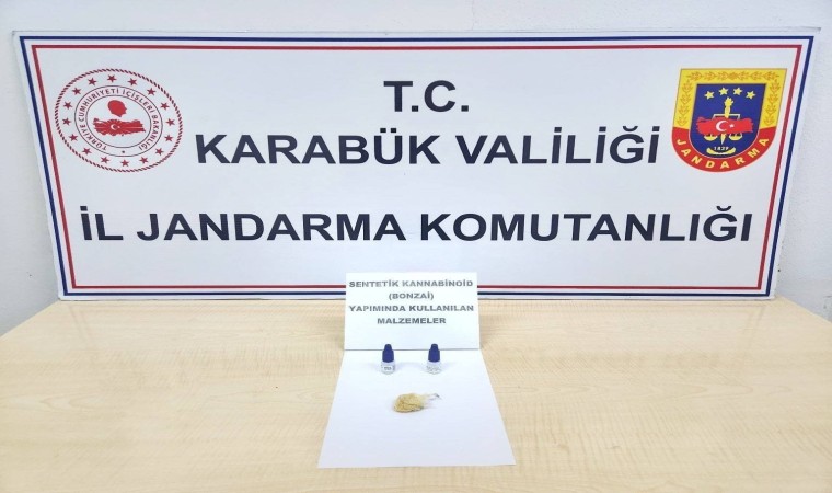 Karabükte uyuşturucu operasyonu: 1 gözaltı