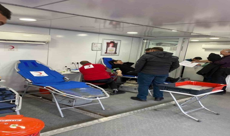 Karapınarda kan bağışı kampanyası