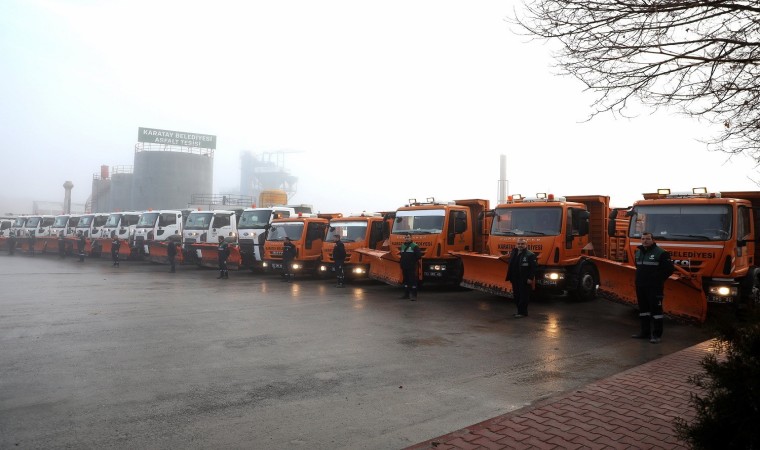 Karatay Belediyesinden kış mesaisi