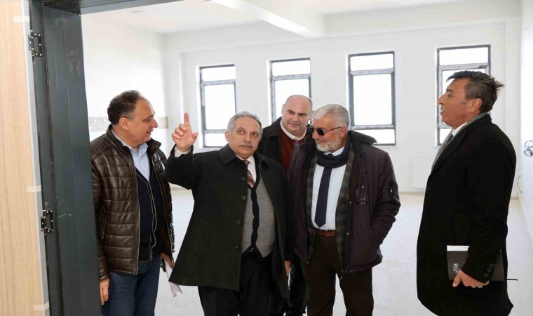 Kepezde okul yapımında sona doğru