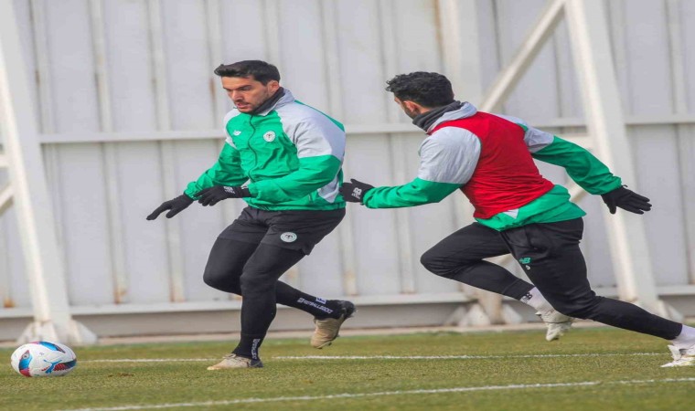 Konyasporda, Çaykur Rizespor maçı hazırlıkları sürüyor