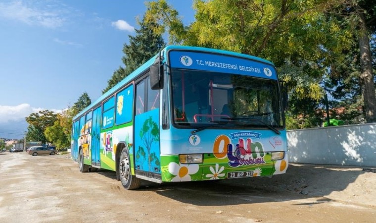 Merkezefendide oyun otobüsü hizmeti devam ediyor