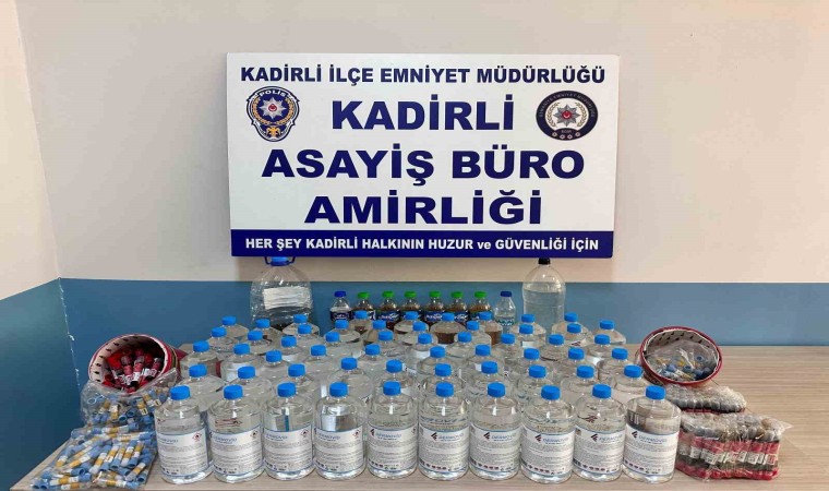 Osmaniyede yılbaşı öncesi kaçak içki operasyonu: 1 kişi tutuklandı