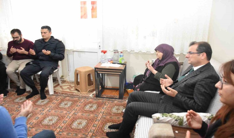 Salihli Kaymakamından şehit ailesine taziye ziyareti