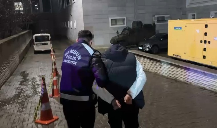 Samsunda 23 yıl hapis cezası ile aranan şahıs bungalov evde yakalandı
