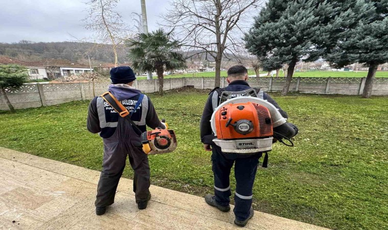 Serdivanda yeşil alanlara düzenli bakım