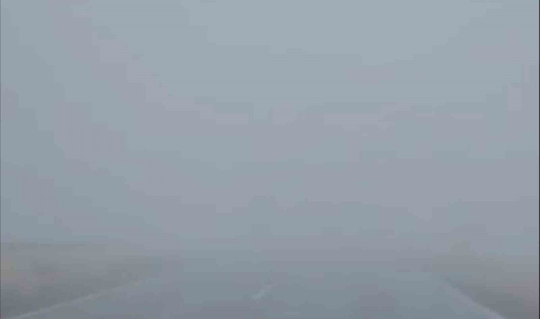 Siirtte yoğun sis görüş mesafesini düşürdü