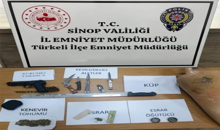 Sinopta uyuşturucu operasyonu: 2 gözaltı