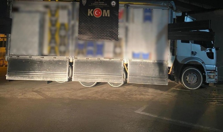 Sivasta 3 milyon liralık kaçak makaron operasyonu