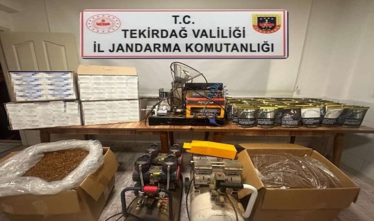 Tekirdağda jandarma operasyonları