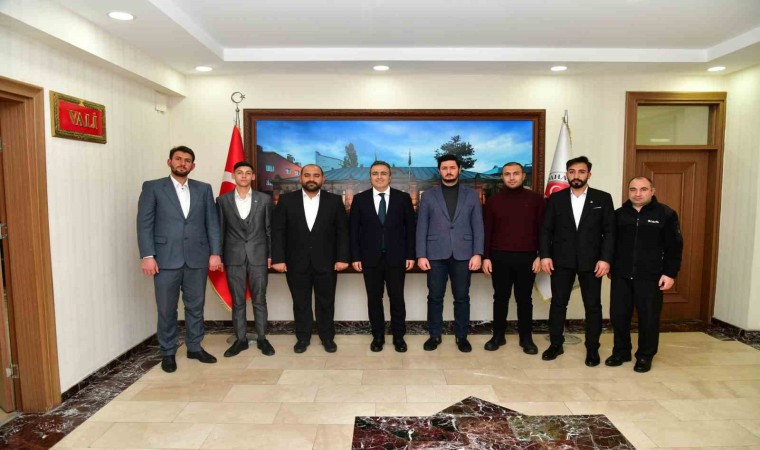 TÜGVA Ardahan Şubesinden Vali Çiçeke ziyaret