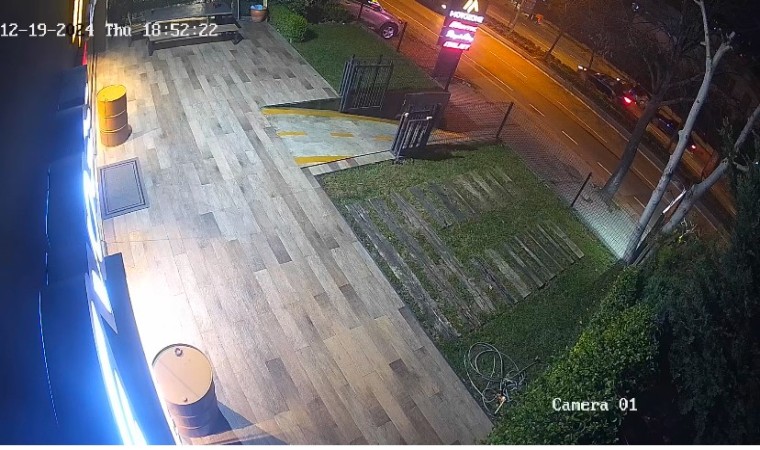 Ünlü Mimar Turgut Toydemirin vurulduktan sonra kaza anına ilişkin güvenlik kamera görüntüsü ortaya çıktı