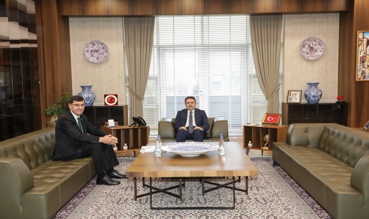 Vali Işın ve Belediye Başkanı Kahveciden ortak çalışma vurgusu