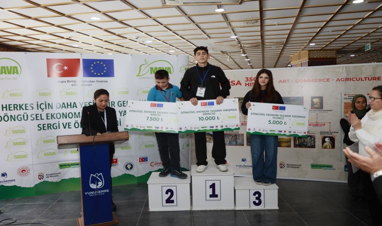 Yunusemrede Döngüsel Ekonominin Şampiyonları ödüllerini aldı