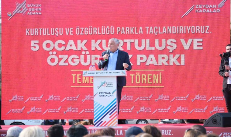 5 Ocak Kurtuluş ve Özgürlük Parkının temeli atıldı
