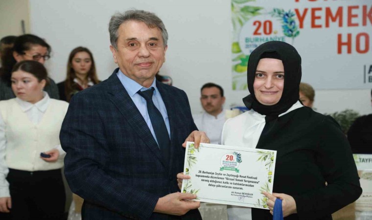 Balıkesirde zeytinyağlı yemekler yarıştı