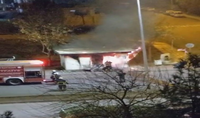 Batmanda şoförlerin kaldığı kulübe benzin dökülerek ateşe verildi