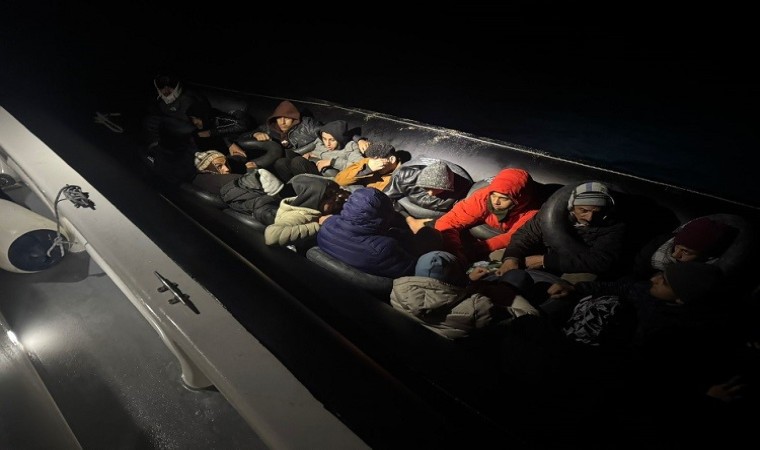 Bodrumda 21 düzensiz göçmen yakalandı