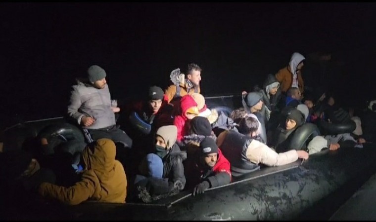 Çanakkalede 35 kaçak göçmen yakalandı